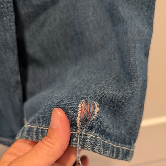 JOHN DEERE kids blue denim bib overalls size 5 - Picture 8 of 8